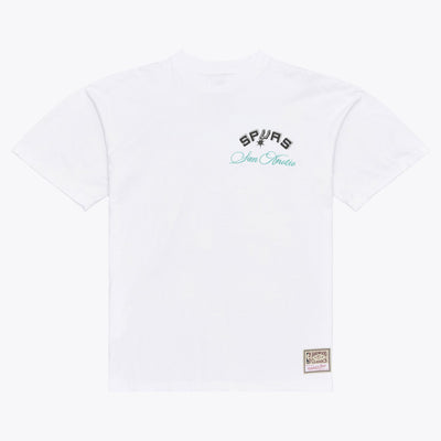 Mitchell & Ness San Antonio Spurs White Legacy Made T-Shirt
