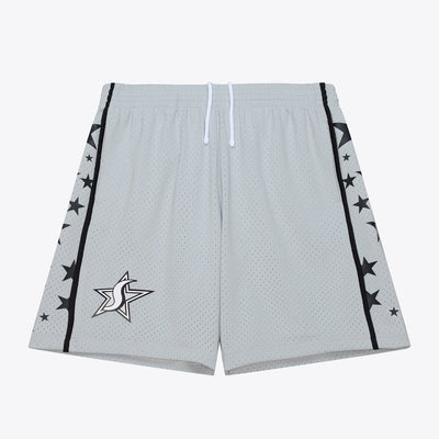 Mitchell & Ness San Antonio Stars 2007 Silver Swingman Shorts