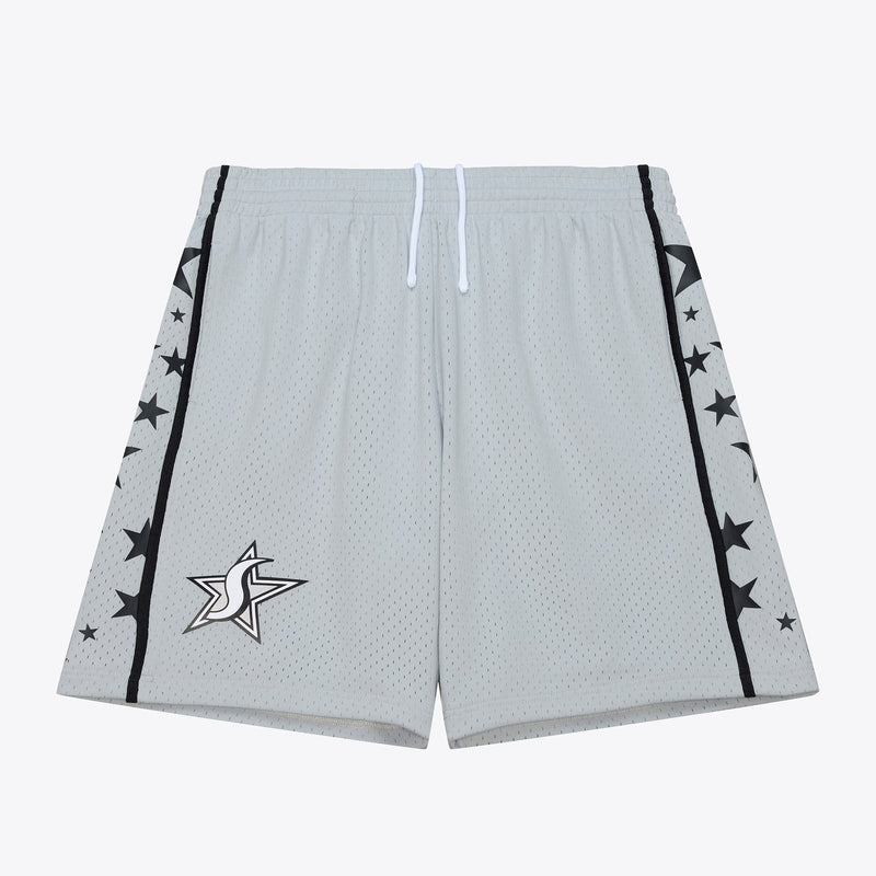 Mitchell & Ness San Antonio Stars 2007 Silver Swingman Shorts