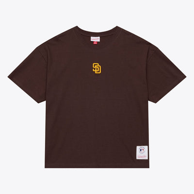 Mitchell & Ness San Diego Padres Brown Insignia Premium T-Shirt