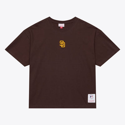 Mitchell & Ness San Diego Padres Brown Insignia Premium T-Shirt