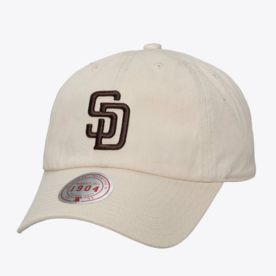 Mitchell & Ness San Diego Padres Cream Off-Season 1904 Dad Adjustable Hat