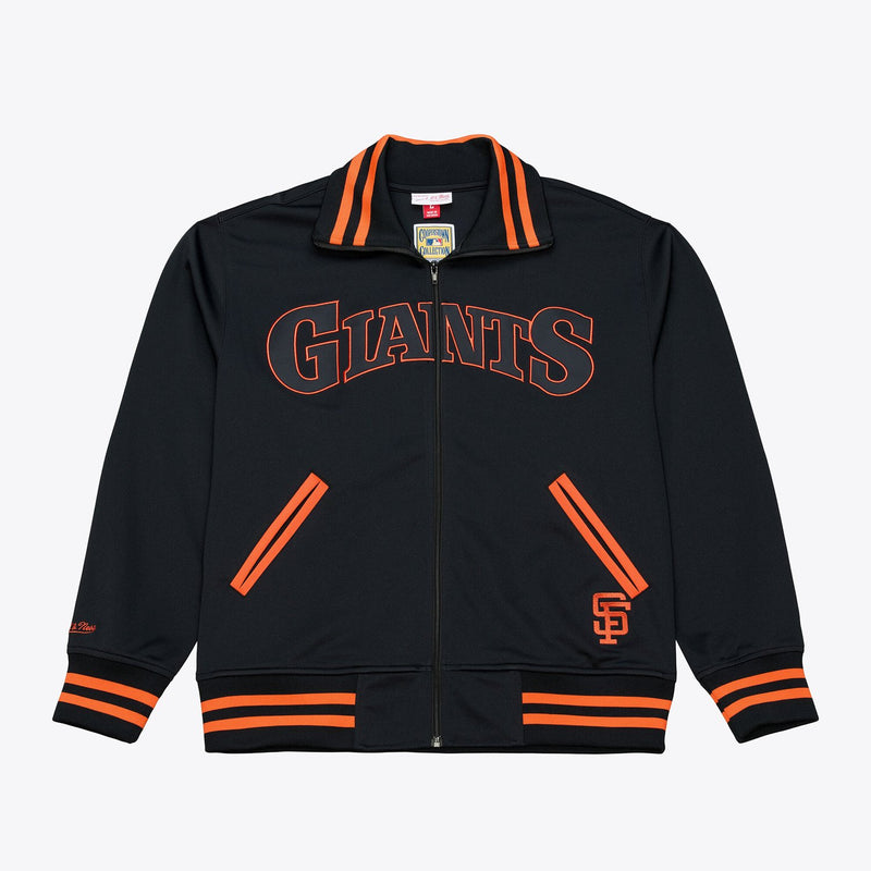 Mitchell & Ness San Francisco Giants Black Playoff Win Full-Zip Jacket