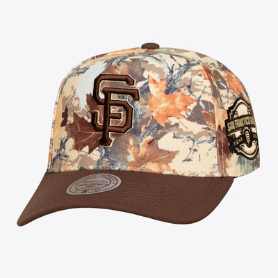 Mitchell & Ness San Francisco Giants Leaf Camo Pro Pinch Snapback Hat