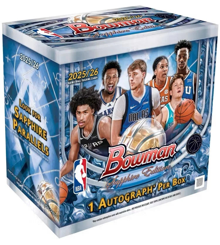 2025-26 Bowman Basketball Sapphire Live Hobby Pack Break - Live Break Personal Pack
