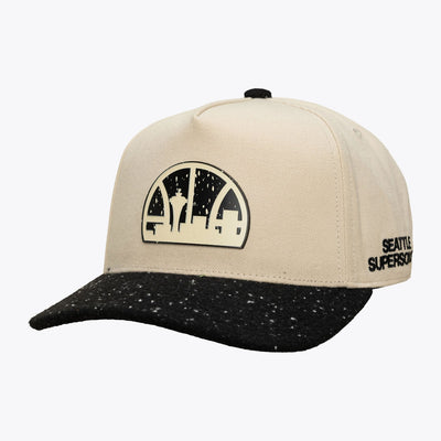 Mitchell & Ness Seattle SuperSonics Hardwood Classics Cookies & Cream Pro Pinch Snapback Hat