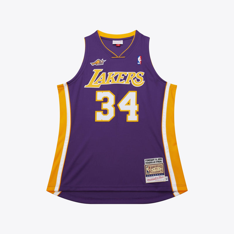 Mitchell & Ness Shaquille O'Neal Los Angeles Lakers Purple 2000 NBA All-Star Authentic Jersey