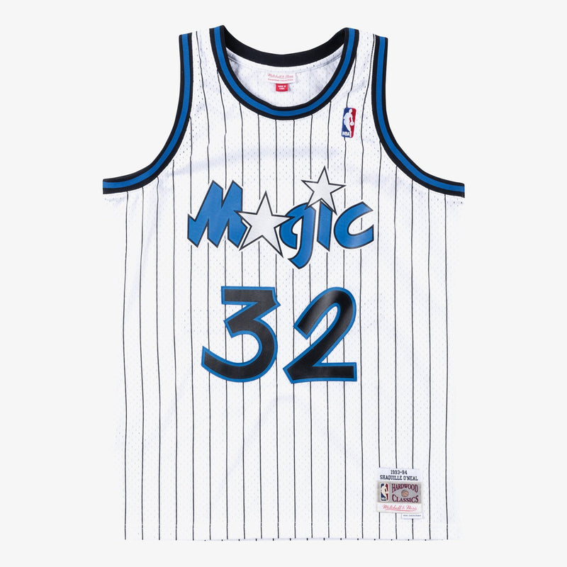 Mitchell & Ness Shaquille O'Neal Orlando Magic 1993-94 White Swingman Player Jersey