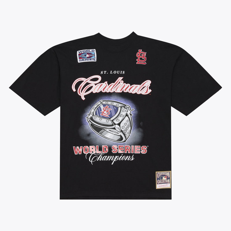 Mitchell & Ness St. Louis Cardinals Black Legacy Made T-Shirt