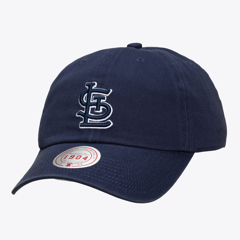 Mitchell & Ness St. Louis Cardinals Navy 1904 Adjustable Dad Hat