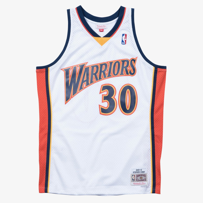 Mitchell & Ness Stephen Curry Golden State Warriors 2009-10 White Swingman Player Jersey
