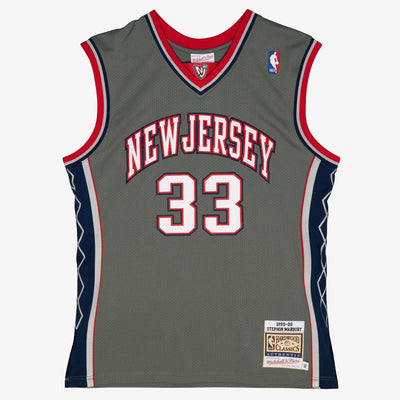 Mitchell & Ness Stephon Marbury New Jersey Nets 1999-00 Gray Authentic Jersey