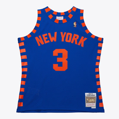 Mitchell & Ness Stephon Marbury New York Knicks 2005-06 Blue Swingman Jersey
