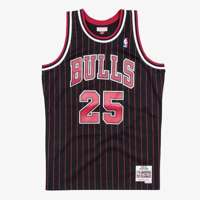 Mitchell & Ness Steve Kerr Chicago Bulls 1995-96 Black Swingman Player Jersey