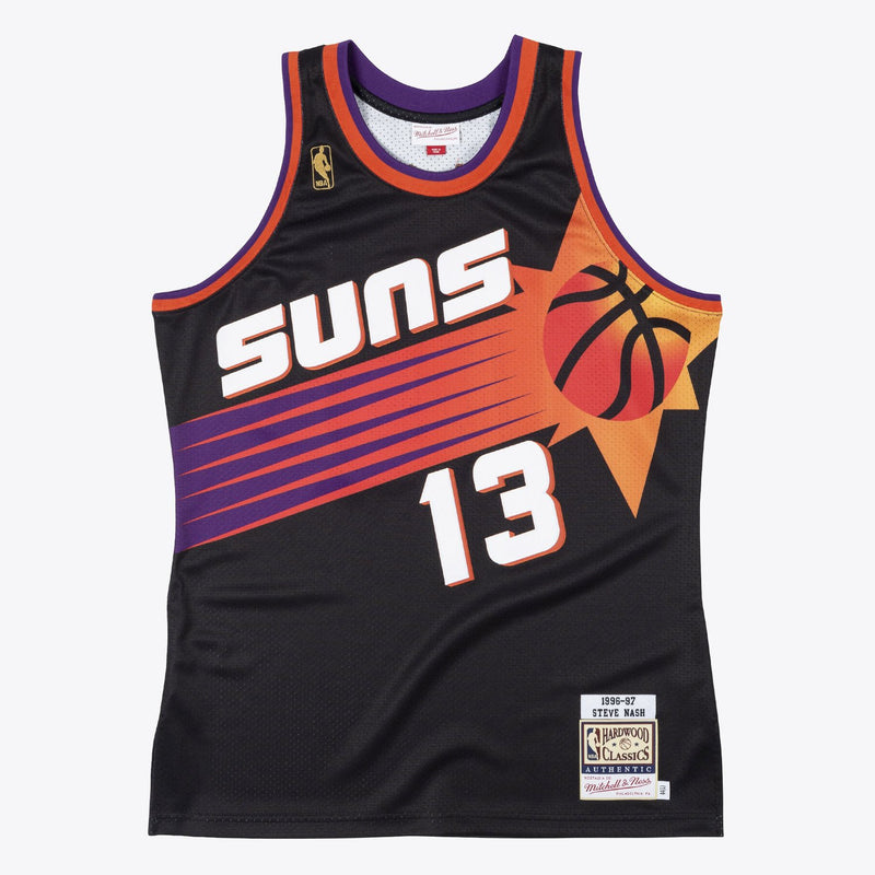 Mitchell & Ness Steve Nash Phoenix Suns 1996-97 Black Authentic Jersey