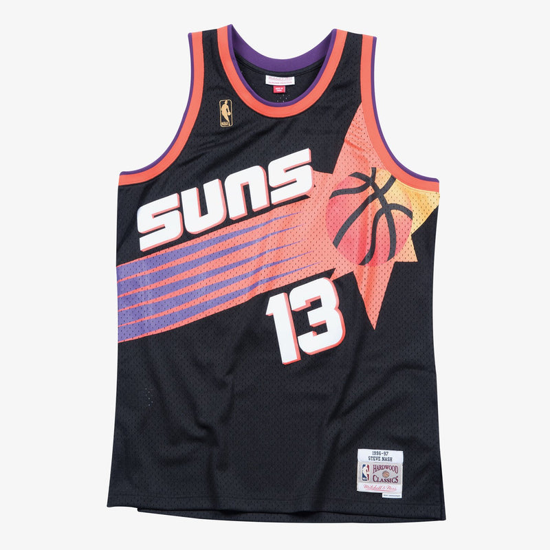 Mitchell & Ness Steve Nash Phoenix Suns 1996-97 Black Swingman Player Jersey