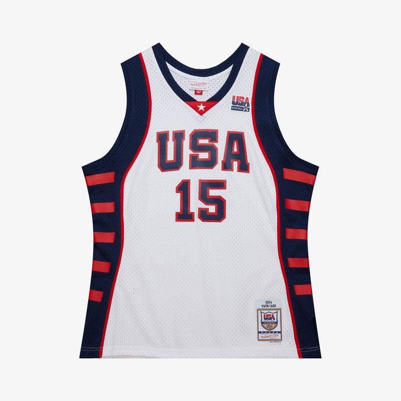 Mitchell & Ness Swin Cash Team USA White 2004 Swingman Jersey