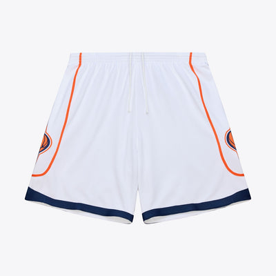 Mitchell & Ness Syracuse Orange 2002-03 White Authentic Shorts