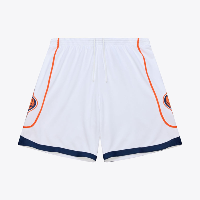 Mitchell & Ness Syracuse Orange 2002-03 White Authentic Shorts
