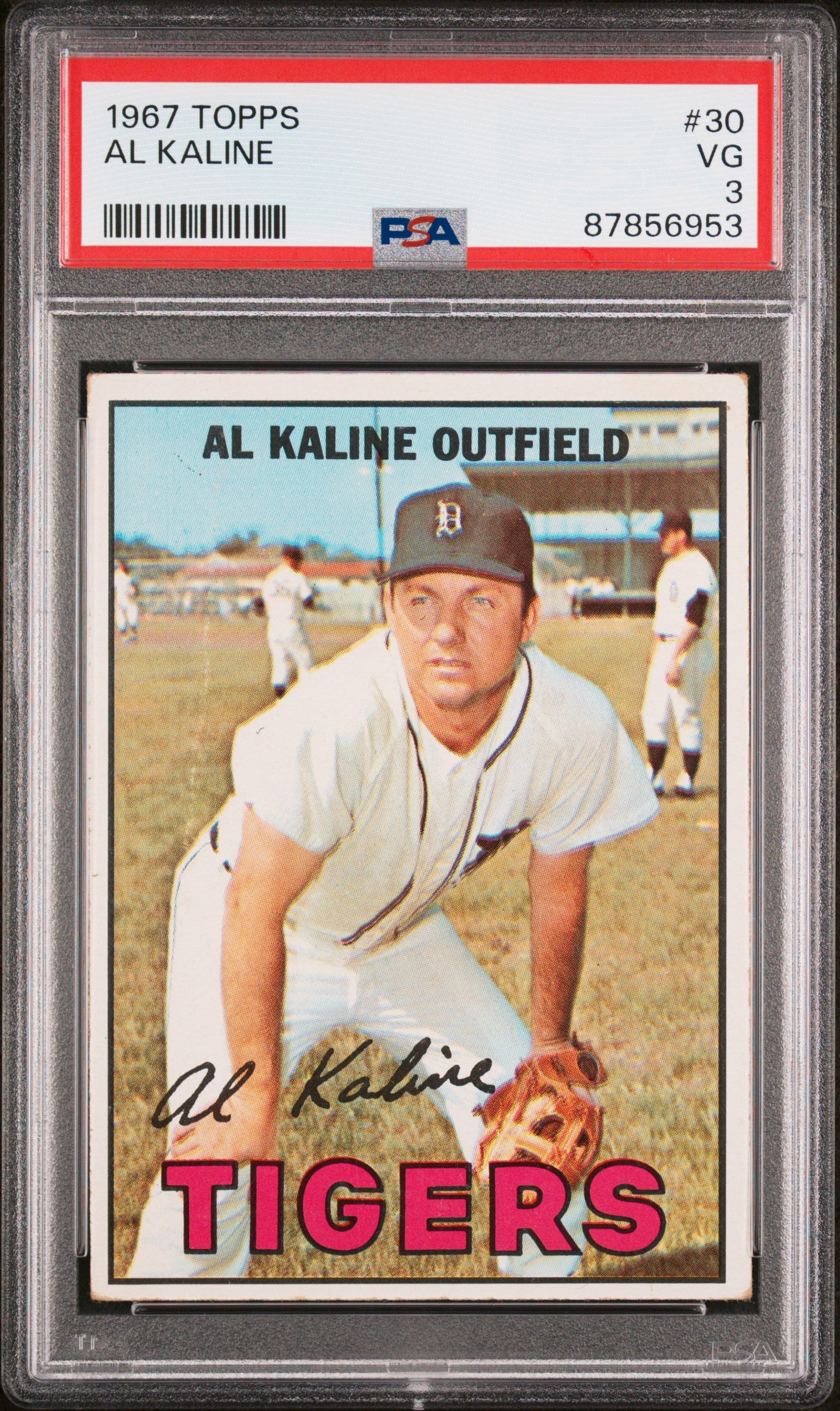 1967 Topps #30 Al Kaline PSA 3