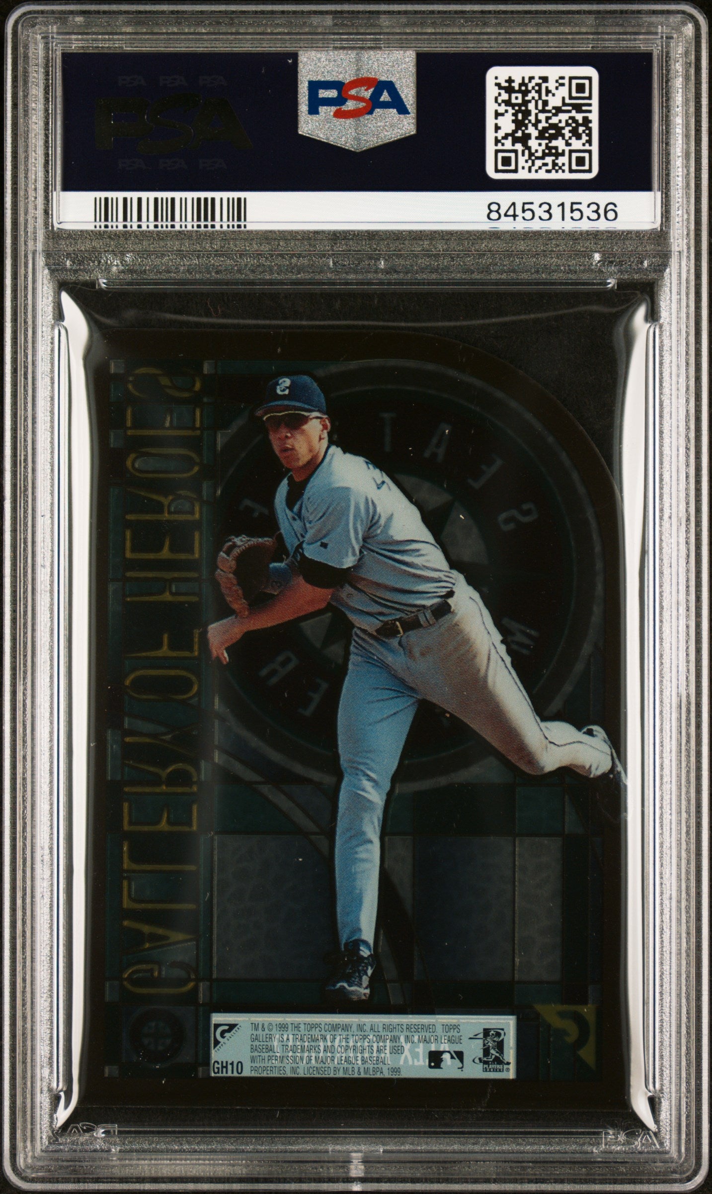 1999 Topps Gallery Alex Rodriguez #GH10 Gallery of Heroes PSA 10