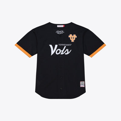 Mitchell & Ness Tennessee Volunteers Black Head Coach Full-Button Fashion Jersey