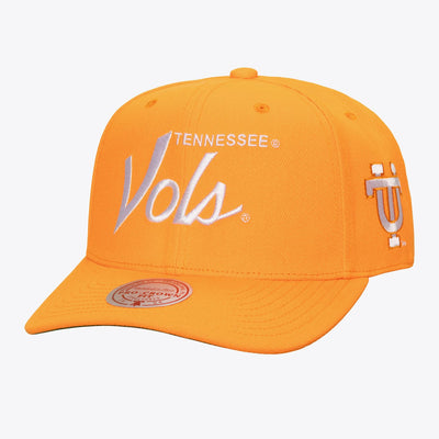 Mitchell & Ness Tennessee Volunteers Tennessee Orange Head Coach Pro Crown Snapback Hat