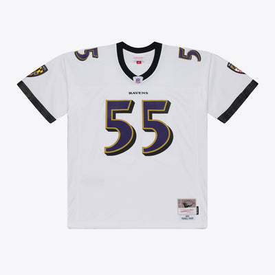 Mitchell & Ness Terrell Suggs Baltimore Ravens 2003 White Legacy Jersey