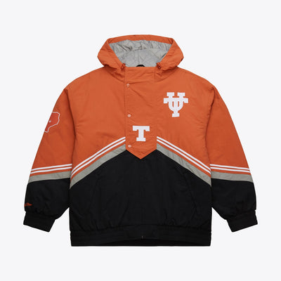 Mitchell & Ness Texas Longhorns Throw It Back Full-Zip Vintage Logo Windbreaker Jacket - Texas Orange/Black