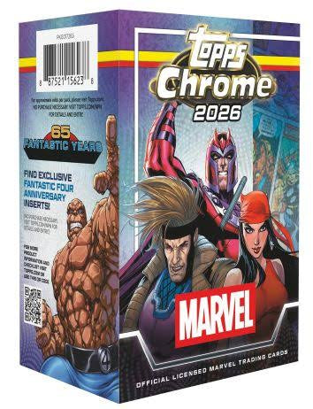 2026 Topps Marvel Comics Chrome Blaster Box