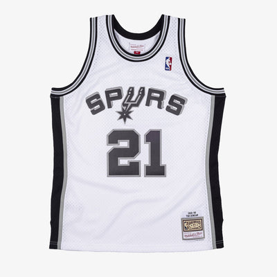 Mitchell & Ness Tim Duncan San Antonio Spurs 1998-99 White Swingman Player Jersey