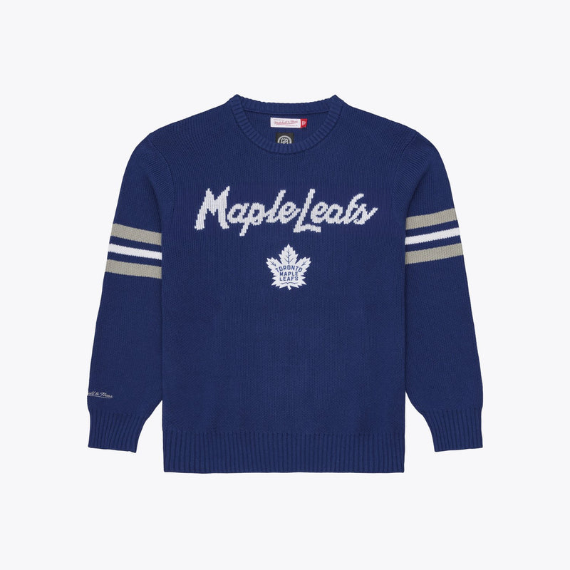 Mitchell & Ness Toronto Maple Leafs Navy Head Coach Sweater