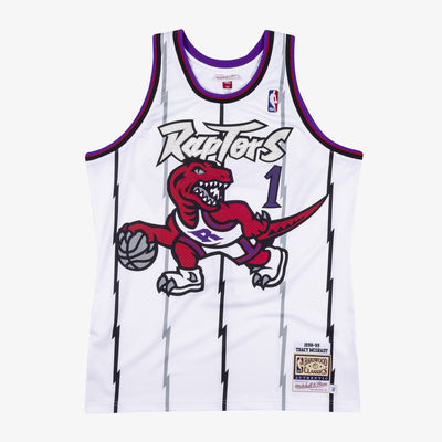 Mitchell & Ness Tracy McGrady Toronto Raptors 1998-99 White Authentic Jersey