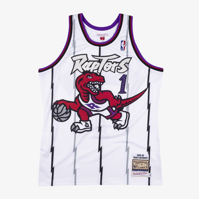 Mitchell & Ness Tracy McGrady Toronto Raptors 1998-99 White Authentic Jersey