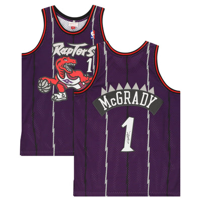 Tracy McGrady Toronto Raptors Fanatics Authentic Autographed Purple Mitchell & Ness Swingman Jersey