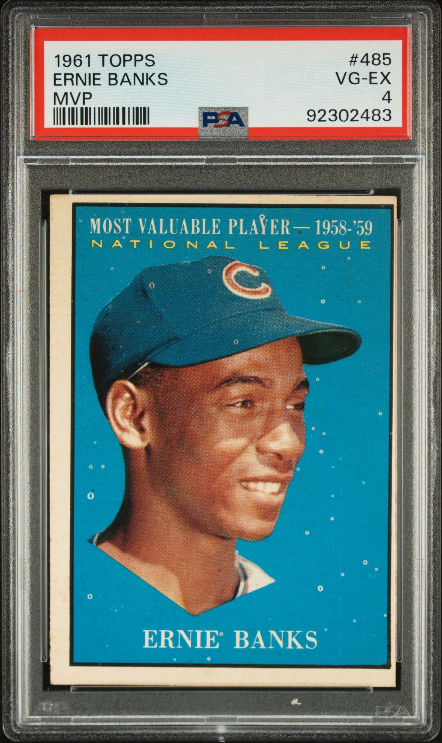 1961 Topps Ernie Banks #485 PSA 4