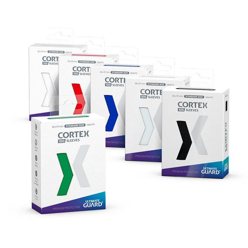 Ultimate Guard Cortex Standard Size Glossy Sleeves (100 Count) - White