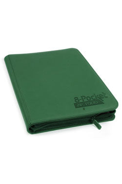 Ultimate Guard 8-Pocket QuadRow ZipFolio XenoSkin - Green