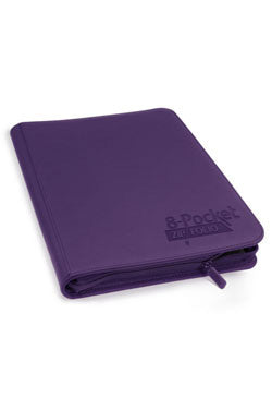 Ultimate Guard 8-Pocket QuadRow Zipfolio XenoSkin - Purple