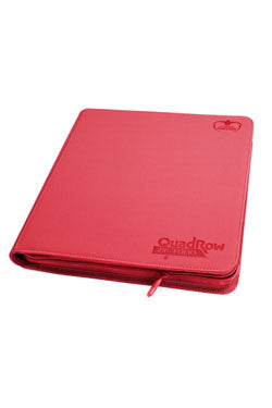 Ultimate Guard 12-Pocket QuadRow XenoSkin ZipFolio - Red