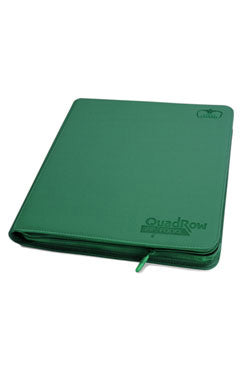 Ultimate Guard 12-Pocket QuadRow ZipFolio XenoSkin - Green