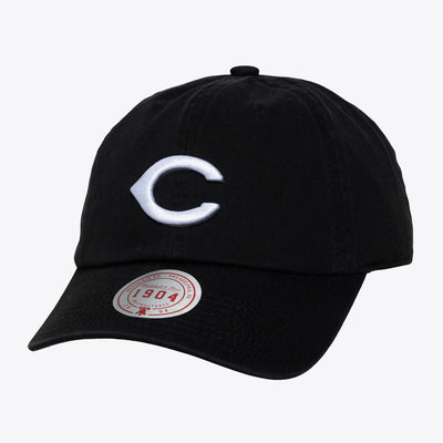Cincinnati Reds Mitchell & Ness Unisex 1904 Strapback Adjustable Hat - Black & White