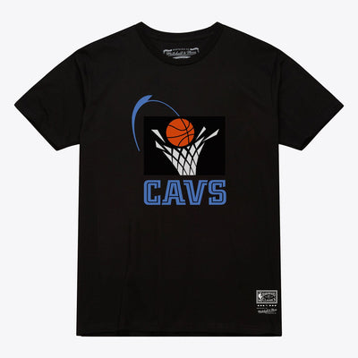 Cleveland Cavaliers Mitchell & Ness Unisex Hardwood Classics Arch T-Shirt - Black