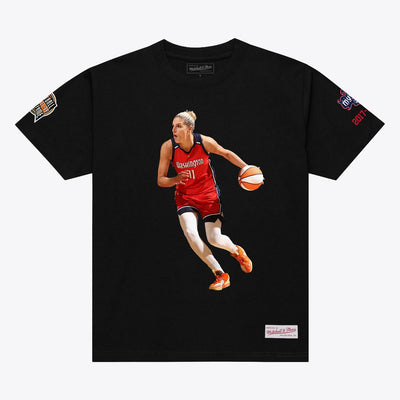 Elena Delle Donne Washington Mystics Mitchell & Ness Unisex Basketball Hall of Fame Player T-Shirt - Black