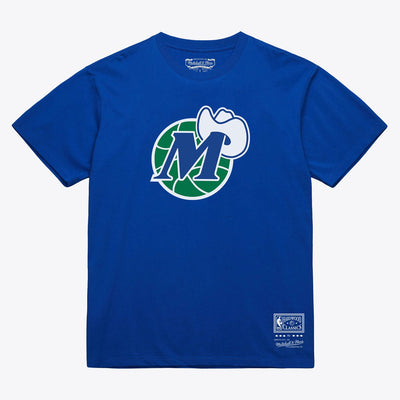 Dallas Mavericks Mitchell & Ness Unisex Hardwood Classics Arch T-Shirt - Royal