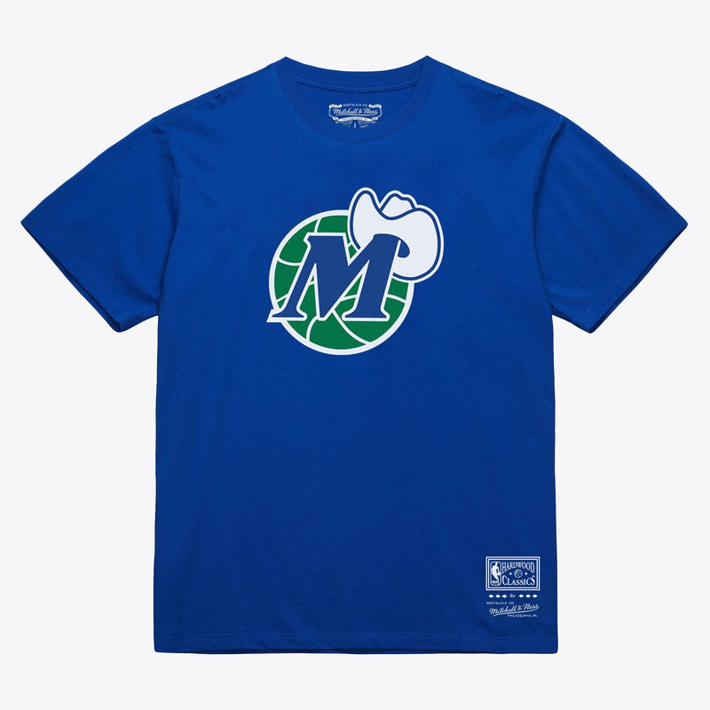 Dallas Mavericks Mitchell & Ness Unisex Hardwood Classics Arch T-Shirt - Royal