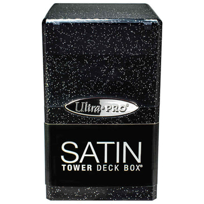 Ultra Pro Satin Tower Deck Box (100+) - Glitter Black