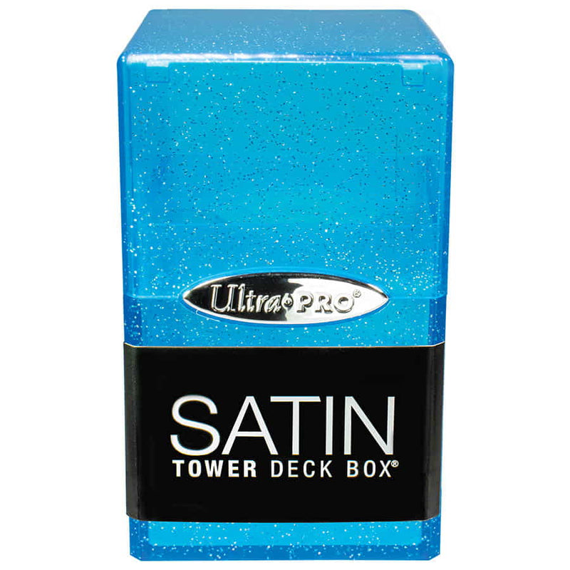 Ultra Pro Satin Tower Deck Box (100+ Count) - Glitter Blue