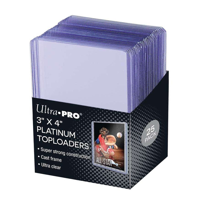 Ultra Pro Ultra Clear Platinum Top Loaders (25 Count) - 3x4 Standard