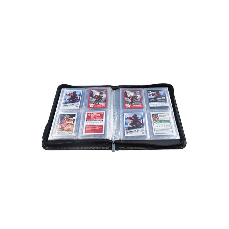 Ultra Pro 4-Pocket Toploader Zippered Premium PRO-Binder - Black